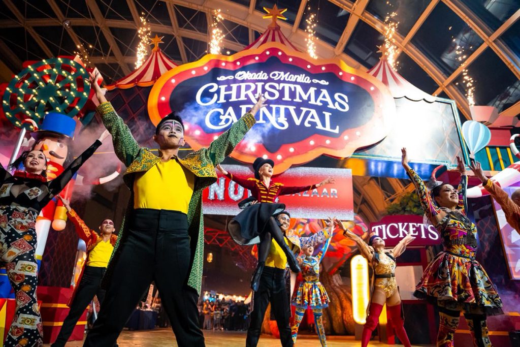 Scheduled live performances by the Okada Manila Entertainment Group, and shows at The Fountain