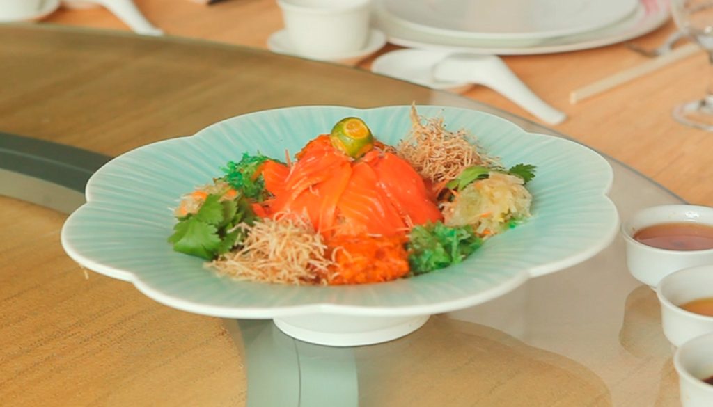 Lung Hin Prosperity Toss with Salmon Yu Sheng